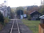 Passing old Rushland freight house.